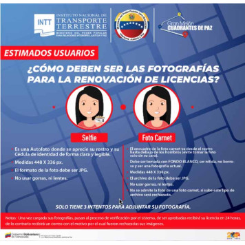 INTT - Licencias para Conducir-1