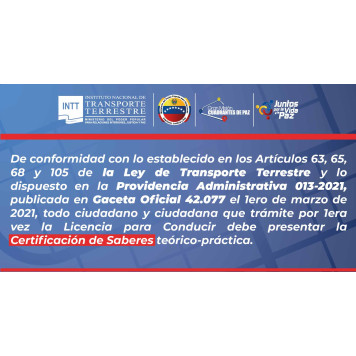 Certificacion de Saberes